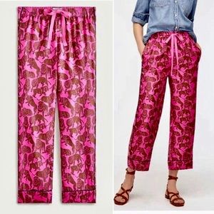 Pajama style pants JCrew Sleepy Lions